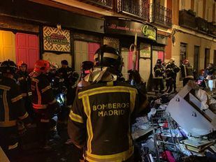 Un incendio en el Barrio de las Letras deja inhabilitada una vivienda