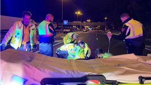 Dos personas resultan heridas en un accidente en la M-30