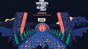 'La noche sin hogar': dormir al raso para combatir el 'sinhogarismo'