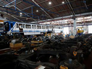 Nuevas piezas con amianto en depósitos de aire de Metro