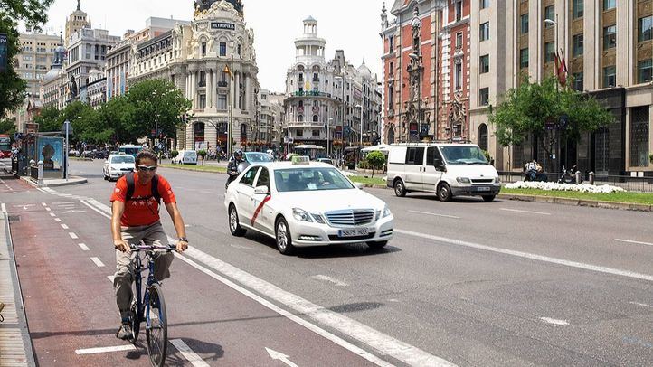 El carril bici del Paseo de la Castellana se trata de una reivindicación ciclista histórica.