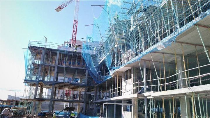 Estado de las obras de la promoción Fineo de AEDAS Homes en San Sebastián de los Reyes