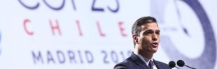 Sánchez interviene en la COP25: "No hay muro suficientemente alto que proteja del cambio climático a ningún país"