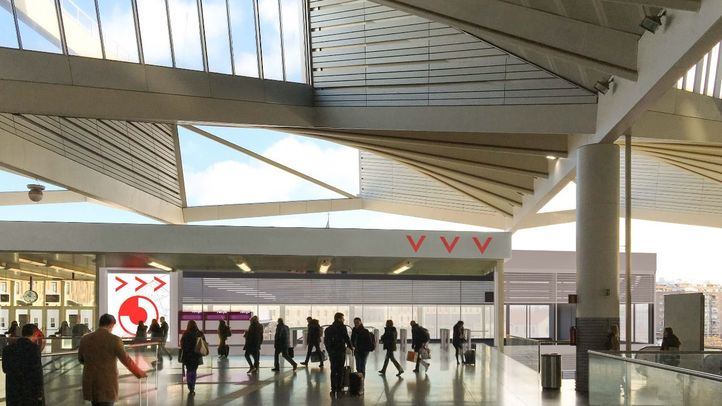 Así quedará la conexión peatonal entre Puerta de Atocha y Atocha Cercanías.