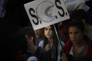 Greta Thunberg pone el broche final a la Marcha por el Clima