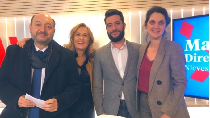 Los diputados de la Asamblea de Madrid Pilar Sánchez Acera (PSOE) y César Zafra (Ciudadanos)