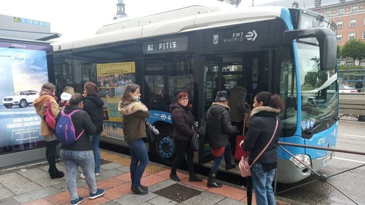 Paros parciales de la EMT.