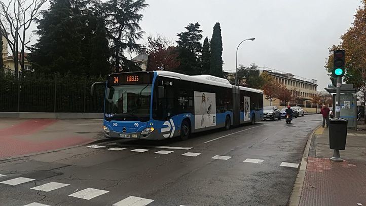 Autobús de la línea 34 de la EMT