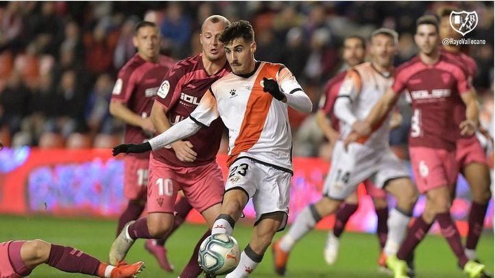Zozulia, en un lance de la primera mitad en Vallecas