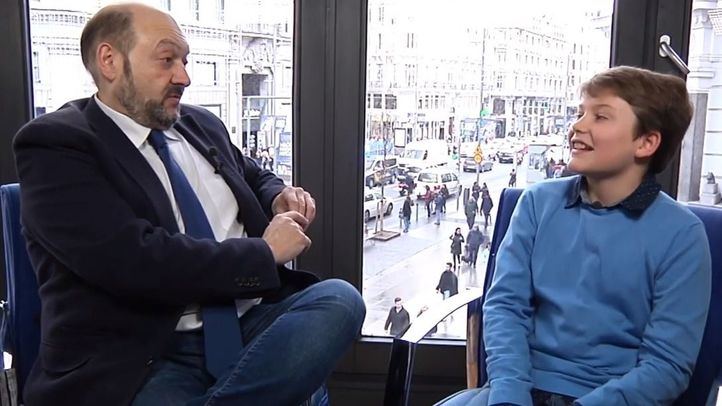 El actor Álvaro de Santos en la Terraza de Gran Vía.