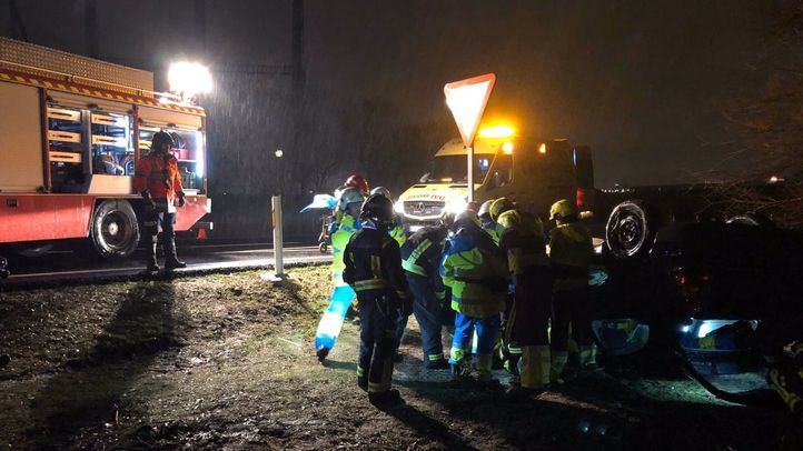 Dos personas se vieron implicadas en el accidente