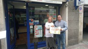 Una administración madrileña, agraciada con 102 series del segundo premio