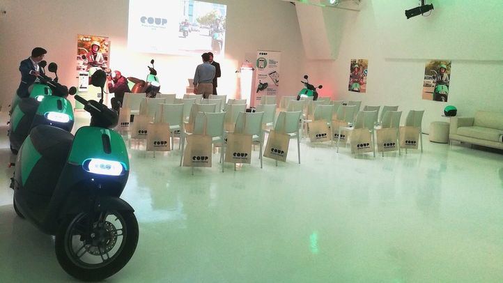Evento de presentación de Coup en su llegada a Madrid, en 2018.