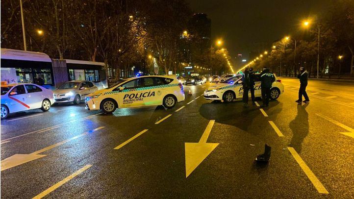 El tráfico ha tenido que ser regulado por el accidente durante una hora