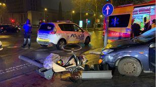 Un coche pierde el control y atropella a una pareja y a sus dos hijos pequeños
