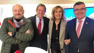 Luis Partida, alcalde de Villanueva de la Cañada y Guillermo Hita, regidor de Arganda del Rey.