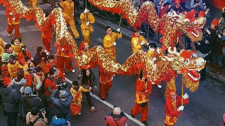 Celebración del Año Nuevo Chino en Usera.