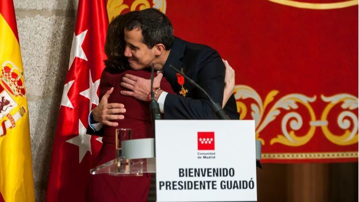 Juan Guaidó recibe la Medalla Internacional de la Comunidad de Madrid