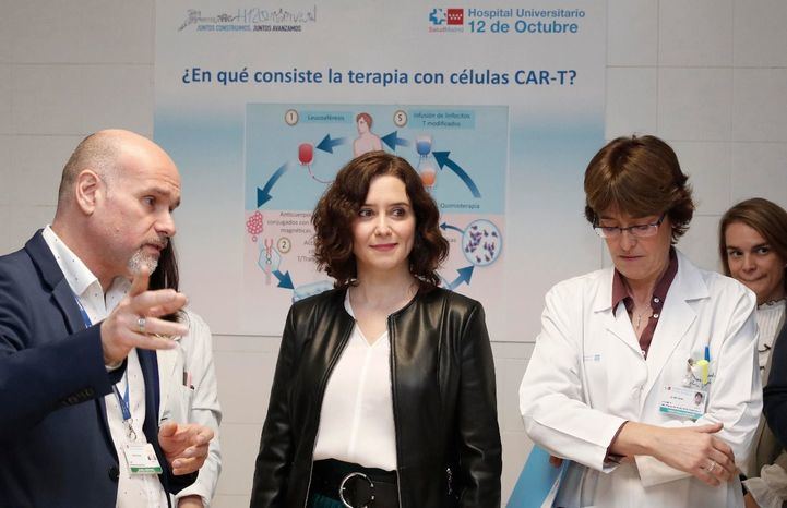 Ayuso anuncia la creación de una Red de Terapias Avanzadas de Hematología para potenciar los ensayos clínicos con CAR-T