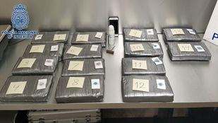 Interceptada una maleta con 17 kilos de cocaína en Barajas