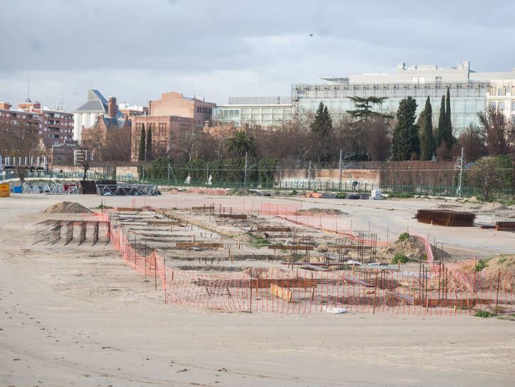 Continúan paralizadas las obras del Espacio Delicias.