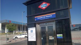 La estación de Metro del Hospital del Henares permanecerá cerrada entre diez y doce meses
