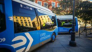Se estrena una de las dos líneas gratuitas de autobuses que cruzarán Madrid Central