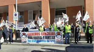 Conductores de VTC se movilizan para exigir un convenio propio