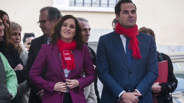Isabel Díaz Ayuso e Ignacio Aguado.