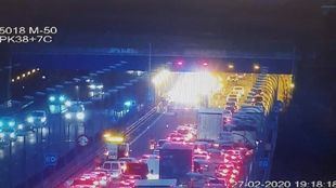 Un herido moderado y 22 leves en un accidente múltiple