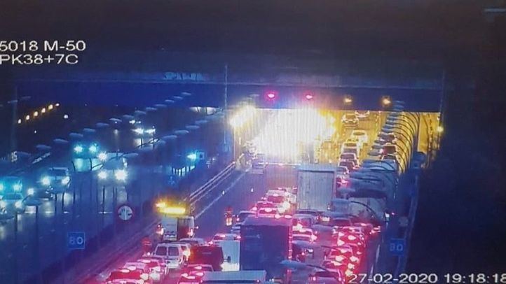 Un herido moderado y 22 leves en un accidente múltiple