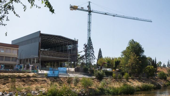 Obras en el polideportivo José María Cagigal.