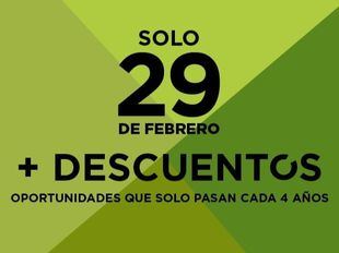 El Corte Inglés celebra el año bisiesto con una venta especial que solo ocurre cada cuatro años