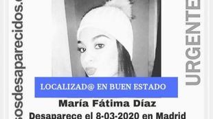 Localizada en buen estado una de las menores desaparecidas tras fugarse de casa