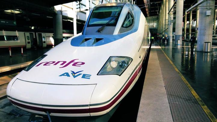 Línea del AVE Madrid-Granada.