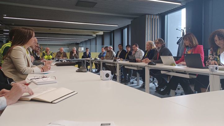 Reunión con los alcaldes de los municipios afectados por las obras.