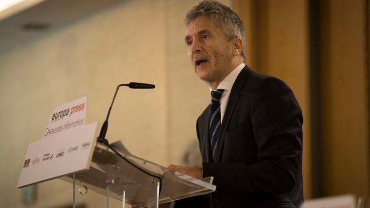 Foto de archivo de Fernando Grande-Marlaska, durante un desayuno informativo.