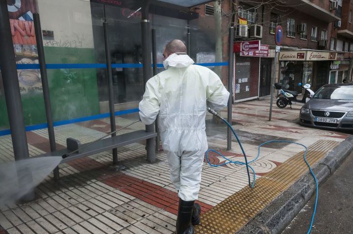 Madrid no será desinfectada 'en estos momentos', pero sí se ha reforzado la limpieza de la capital