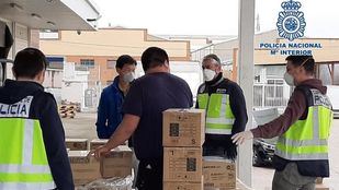 Intervenidos miles de artículos sanitarios en locales comerciales madrileños