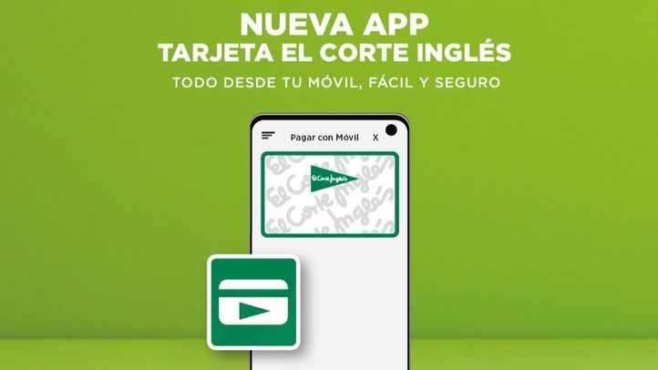 El Corte Inglés lanza una App que permite pagar y gestionar desde el móvil su tarjeta de compra
