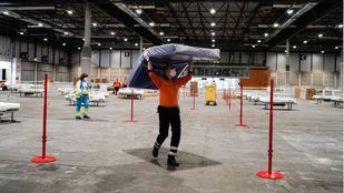 El hospital de Ifema, obra sanitaria sin precedentes salvo el hospital de Wuhan