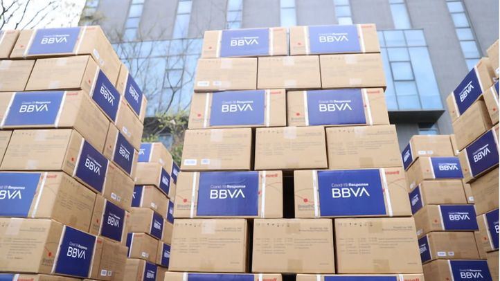BBVA destinará 25 millones de euros a compra de material sanitario e investigación científica contra el coronavirus.