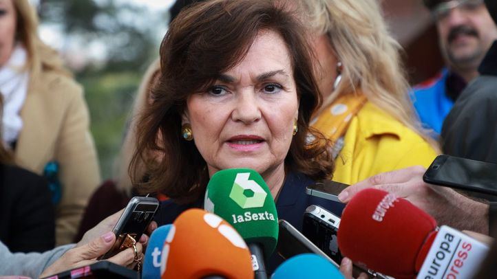 Carmen Calvo recibe el alta