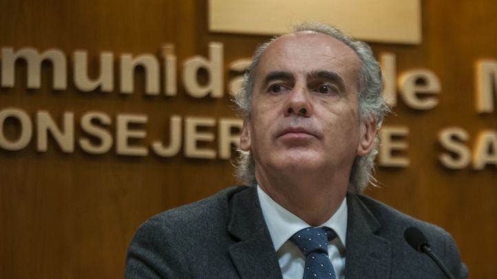 El consejero de Sanidad de la Comunidad de Madrid, Enrique Ruiz Escudero.