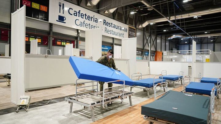 El hospital de Ifema llegará a su máxima capacidad entre el domingo y el martes