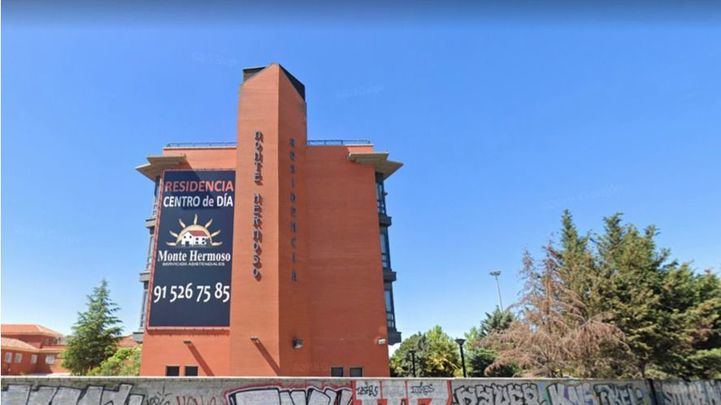 Fachada de la residencia Monte Hermoso.
