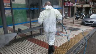 Más del 80% de los municipios han desinfectado sus calles