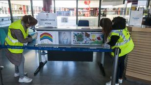 Ánimo y esperanza a través de dibujos en Ifema