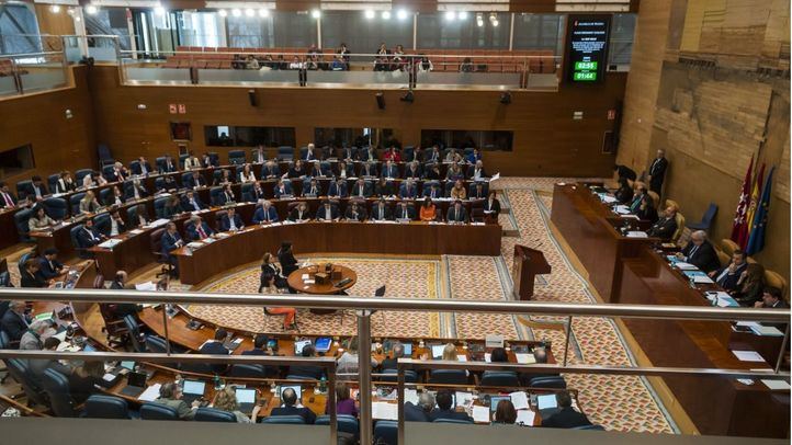 Pleno en la Asamblea de Madrid