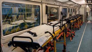 Así son los trenes medicalizados para trasladar enfermos